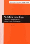 And Along Came Boas (Studies in the History of the Language Sciences)