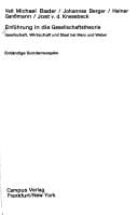 Einführung in die Gesellschaftstheorie