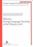 Effective Foreign Language Teaching At The Primary Level