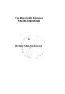 The " Two Noble Kinsmen" and Its Beginnings (Renaissance Studies)