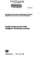 Foreign investment and trade linkages in developing countries