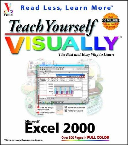 Teach yourself Microsoft Excel 2000 visually.
