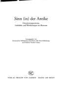 Sinn (in) der Antike