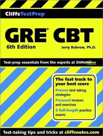 Cliffstestprep Gre Cbt (Cliffs Preparation Guides)