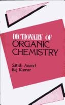 Dictionary of Organic Chemistry