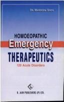 Homoeopathic Emergency Therapeutics