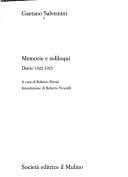 Memorie E Soliloqui
