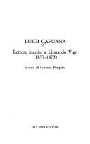 Lettere Inedite a Lionardo Vigo (1857-1875)