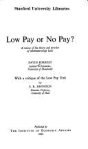 Low pay or no pay?