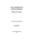 The notebooks of George Berkeley, Bishop of Cloyne