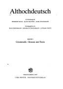 Althochdeutsch (2 Vols.)