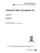 Automatic object recognition III