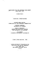 Candidates for the European Parliament