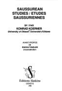 Saussurean studies =