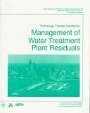 Management of water treatment plant residuals