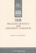 SBIR program diversity and assessment challenges