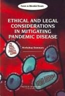 Ethical and legal considerations in mitigating pandemic disease