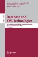 Database and XML technologies
