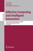 Affective computing and intelligent interaction