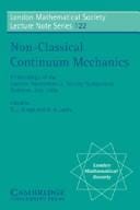 Non-classical continuum mechanics