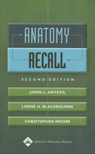Anatomy Recall Second Edition (Recall)