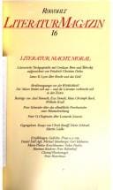 Literatur, Macht, Moral