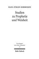 Studien zu Prophetie und Weisheit