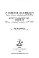 La Recherche dix-huiti©♭miste