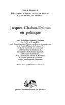 Jacques Chaban-Delmas en politique