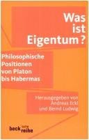 Was ist Eigentum?