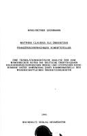 Matthias Claudius als Übersetzer französischsprachiger Schriftsteller