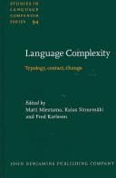 Language complexity