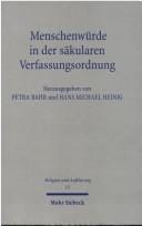 Menschenwürde in der säkularen Verfassungsordnung