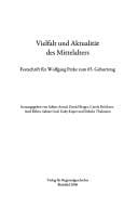 Vielfalt und Aktualität des Mittelalters