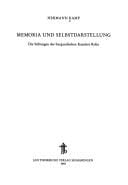 Memoria und Selbstdarstellung