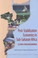 Post-stabilization economics in Sub-Saharan Africa