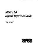 SPSS 11.5 syntax reference guide