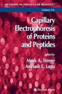 Capillary electrophoresis of proteins and peptides