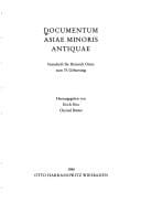 Documentum Asiae Minoris antiquae