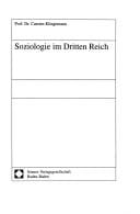 Soziologie im Dritten Reich
