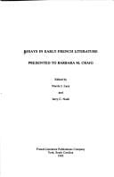 Essays in early French literature