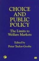 Choice and public policy