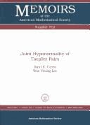 Joint hyponormality of Toeplitz pairs