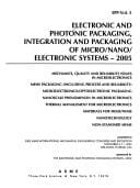 2005 Electronics and Photonic Packaging, Electrical Systems Design and Photonics, and Nanotechnology (EPP)