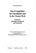 Das Evangelium im Abendland und in der Neuen Welt