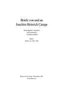 Briefe von und an Joachim Heinrich Campe