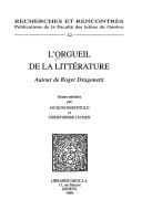 L'Orgueil de la littérature