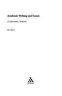 Academic writing and genre