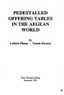 Pedestalled offering tables in the Aegean world