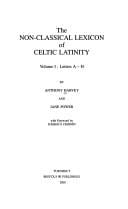 The non-Classical lexicon of Celtic latinity